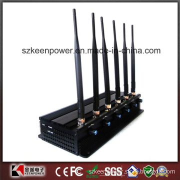 Adjustable High Power Cellphone Jammer GPS WiFi Signal Jammer
